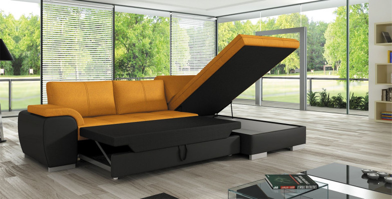 Sofa Sofa bed Designer Sofa with Bed function + bed base Corner sofa Couch new