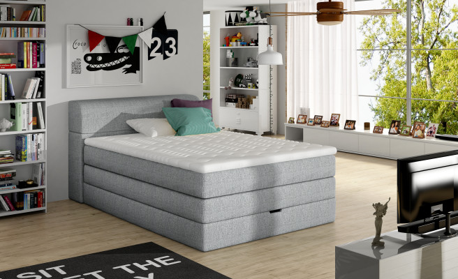 Luxury Design Bed Box Spring Upholstery Double Leather Beds Complete Set new