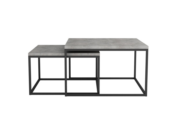 stainless steel design side tables couch table sofa living room 2x set