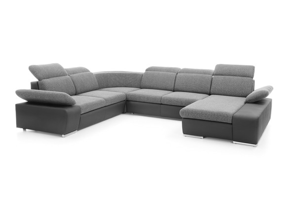 Corner sofa U-shape Corner sofa Sofa Couches Upholstery Sleep function Couch