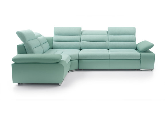 Corner sofa Living landscape Couch Upholstery Corner suite Sofa Leather Corner Sets new