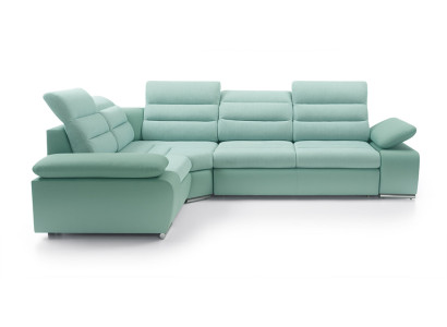 Corner sofa Living landscape Couch Upholstery Corner suite Sofa Leather Corner Sets new