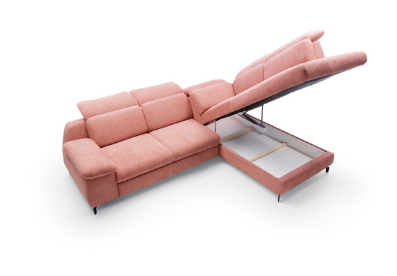 Corner sofa Corner sofa with sleeping function Couch Living landscape Sofa Corner suite Sofas
