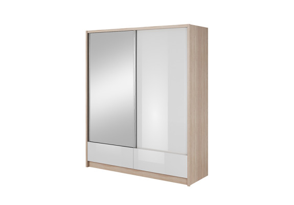Coat rack storage 180cm Shelf Wardrobe Archive Sliding doors Sliding doors Office