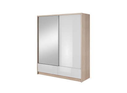 Coat rack storage 180cm Shelf Wardrobe Archive Sliding doors Sliding doors Office
