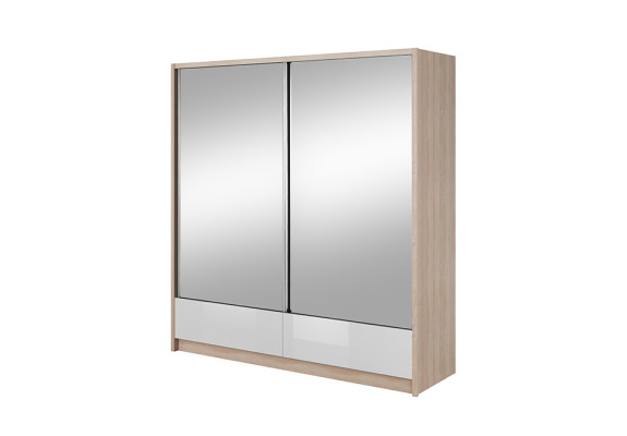 Coat rack storage 200cm Shelf Wardrobe Archive Decorative sliding doors