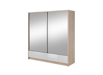 Coat rack storage 200cm Shelf Wardrobe Archive Decorative sliding doors