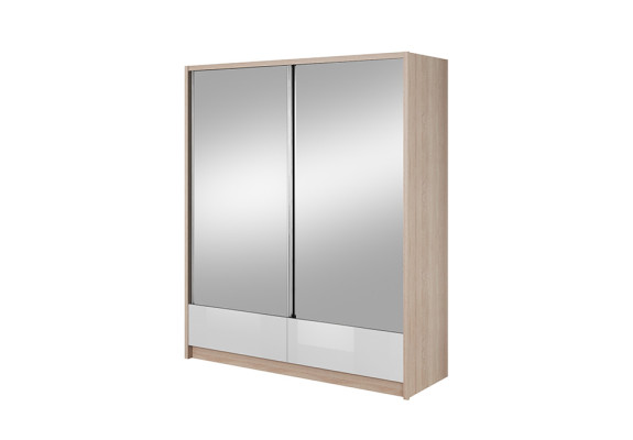 Coat rack storage 180cm Shelf Wardrobe Archive Decorative sliding doors