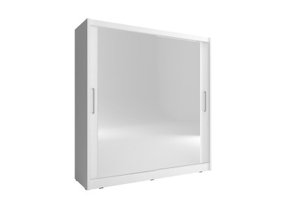 Mirror Wardrobe Bedroom Floating 200cm Clothes Cabinets Sliding Doors