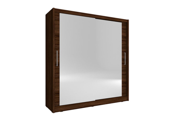 Mirror Wardrobe Bedroom Floating 200cm Clothes Cabinets Sliding Doors