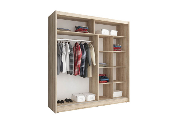 Multipurpose Shelves Wardrobe Shelf Decorative Storage Clothes Cupboards 200cm
