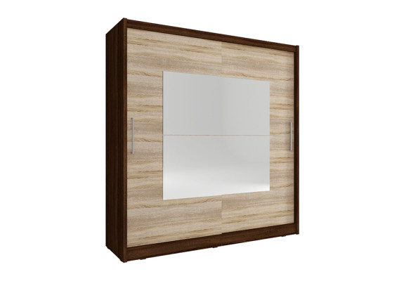 Design Clothes Wardrobe Sliding Cabinets Wood Floating Doors Wardrobe 180cm