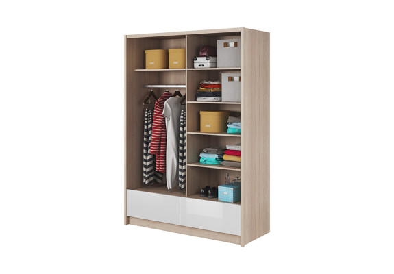 Multipurpose Shelves Wardrobe Shelf Storage Wardrobe 150cm new Coat rack