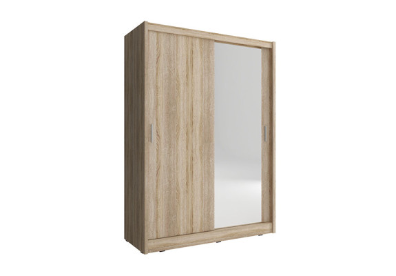 Multi-purpose Wardrobe 150cm Storage Shelves Wardrobe Coat rack
