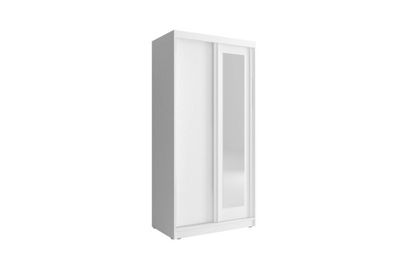 Design Clothes Wardrobe Sliding Cabinets Wood Floating Doors Wardrobe 100cm