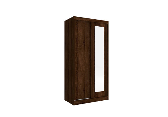 Design Clothes Wardrobe Sliding Cabinets Wood Floating Doors Wardrobe 100cm
