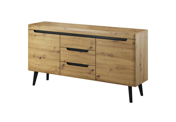 Modern Wood Chest of drawers Sideboard Decorative Chests of drawers Living room cupboard 160cm