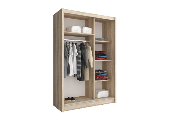 Multipurpose Shelves 130cm Wardrobe Shelf Storage Wardrobe
