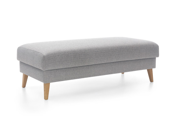 Stool Stool Bench seat Footstool Noble Bench seat Textile Fabric Leather Upholstery