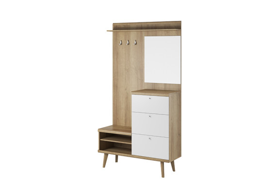 Coat rack Hallway wardrobes Hanging storage Wall door wardrobes & Hook Suite
