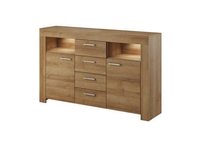 Modern Wood Chest of drawers Sideboard Chests of drawers Living room cupboard 155cm