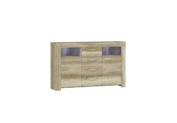 Chest of drawers SK155 Chests of drawers Sideboard Wardrobe 2 doors MDF Wood Wardrobe 4 drawers