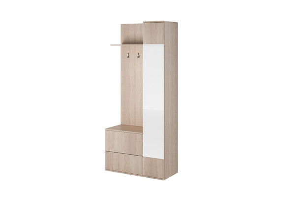 Coat rack wardrobe set wardrobe shoe cabinet mirror panel hallway