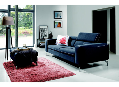 Chesterfield 3 Seater Designer Sofa Couch Upholstery Sofas Couches Textile Fabric new