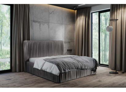 Luxury Bedroom Double Beds Marriage Textile Bed Hotel Frame Furniture