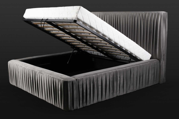 Luxury Bedroom Double Beds Marriage Textile Bed Hotel Frame Furniture