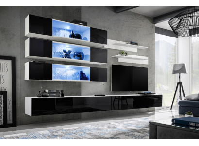 Luxury new Wall unit Designer Modern Living room Set wall cabinet Lowboard