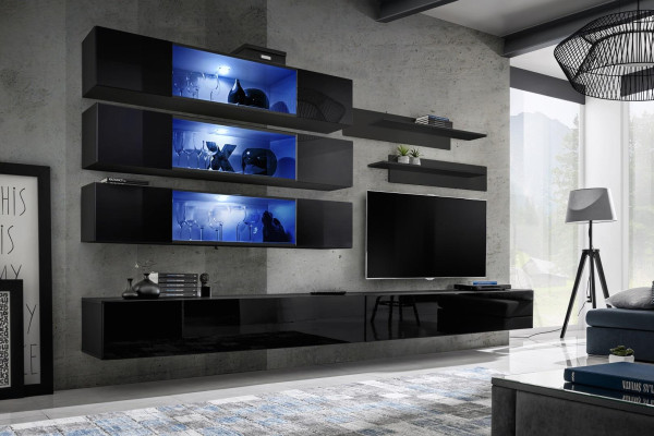 Wall unit TV-cabinet Living room Furniture Sideboard wall shelves tv wall cabinet new