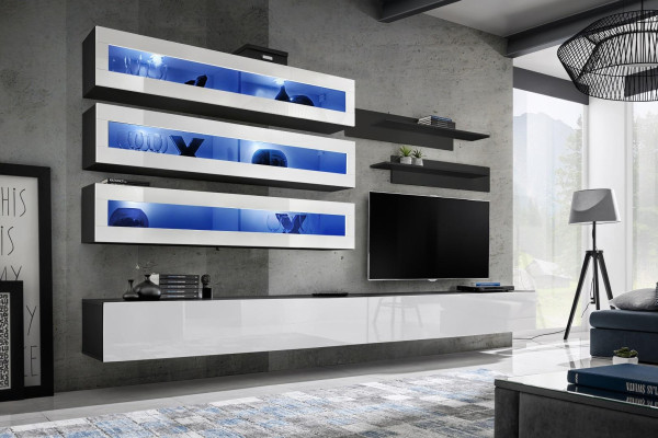 Luxury Living room Designer Furniture Sideboard Wall unit TV lowboard wall cabinet