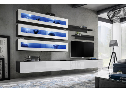 Luxury Living room Designer Furniture Sideboard Wall unit TV lowboard wall cabinet
