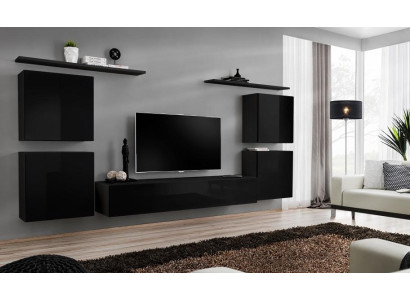 Living room Wall shelf Furnishings Wall unit Luxury Complete Set wall cabinet