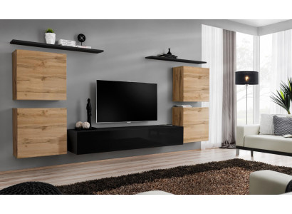 Luxury Furnishings Wall unit TV stand design sideboard wall cabinet new