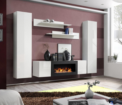 Modern Wall unit Designer Furnishings Wall Shelves Hanging Display case Sideboard new