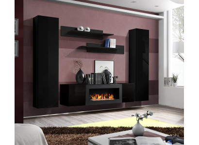 Luxury Modern Living room Set 5 pieces. Wall unit wall cabinet Wood Möbe new