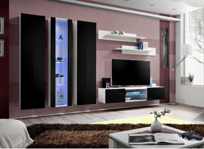 Living room Furnishings TV lowboard hanging display case luxury wall cabinet new