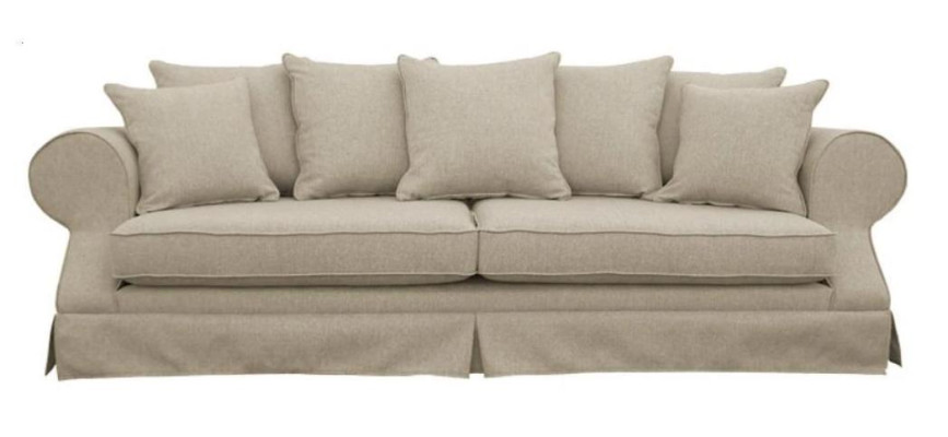 Gray Three Seater Sofa Fabric Living room Design Couches Upholstery Sofas new Creative