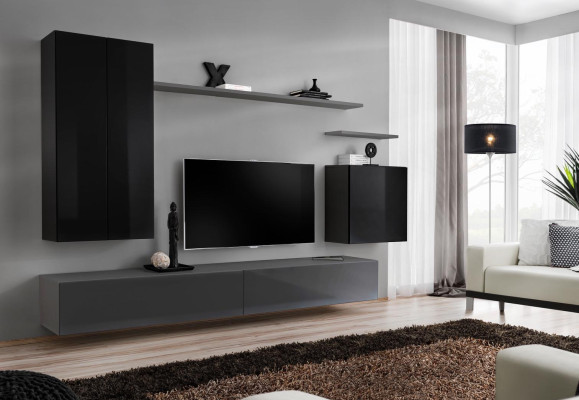 Wall unit Sideboard Wall shelf tv Wardrobe Shelf Wall cabinet Living room Furniture