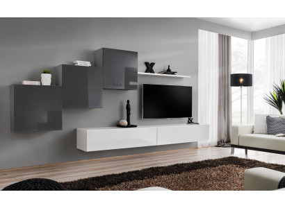 Luxury Living room Wall unit TV Stand Furnishings Modern Wall shelf Design