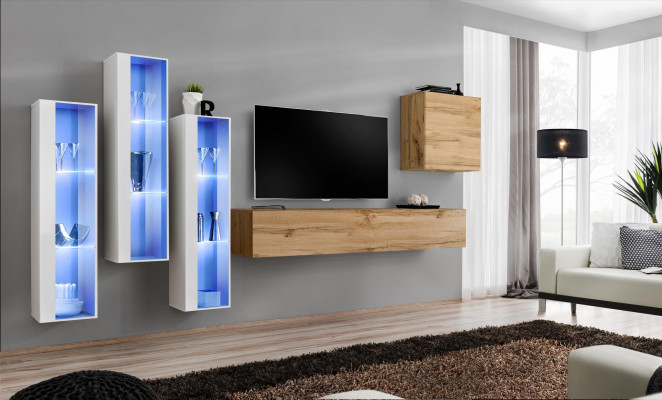 Living room furniture Designer Wall unit TV stand high gloss sideboard wall wardrobe