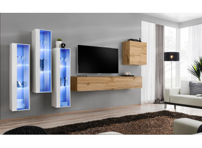 Living room furniture Designer Wall unit TV stand high gloss sideboard wall wardrobe