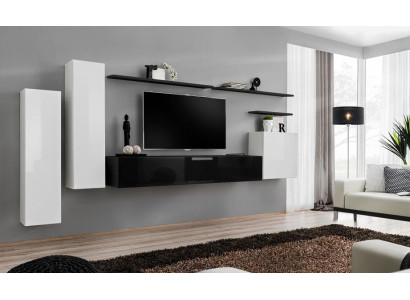 Wall unit Wall cabinet Wardrobe TV lowboard Sideboard Shelf Living room Furnishings