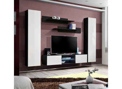 Wall unit Complete Designer Luxury Living room wall cabinet Modern Furnishings
