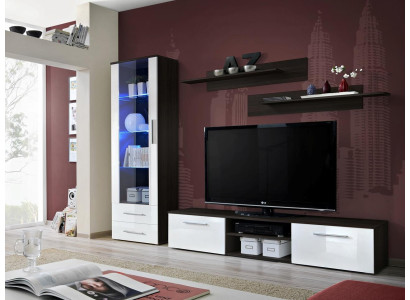 High Gloss TV Lowboard Living room Black Lowboard Modern Furnishings Wood Furniture