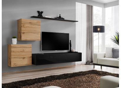 Designer Wall unit Living room furniture Wall shelves Luxury TV Stand Sideboard Modern