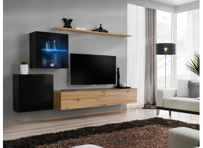High Gloss Wall Cabinet Wall Unit Designer Luxury Suite Wall Shelf Furniture