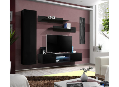 Wall unit Furnishings Wall cabinet Design Wood Designer Modern Suite